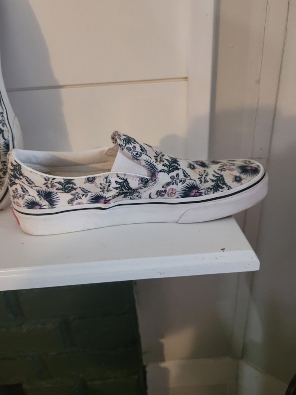 Vans Slip-On Floral Canvas Sneakers - Picture 7 of 13